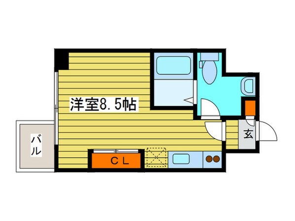 プライマル札幌北18条の物件間取画像